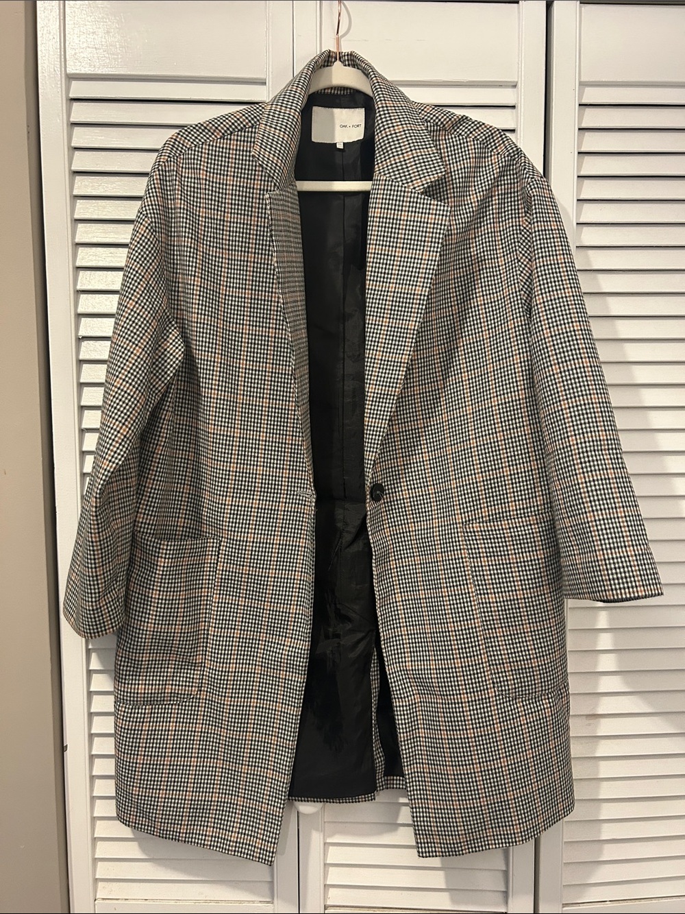 OAK + FORT Blazer | multi colour plaid